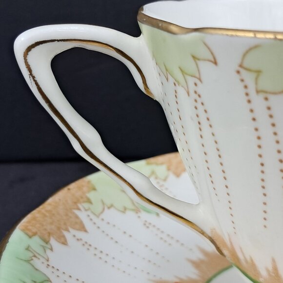 Royal Stafford Tea Cup and Saucer  Fine Bone China England 1950s- 7417 - Picture 6 of 6